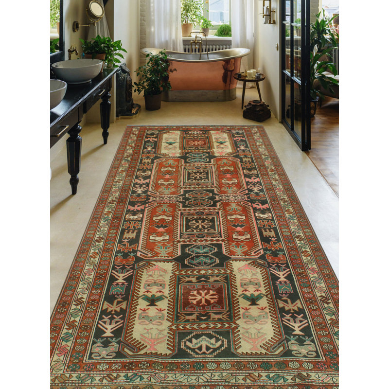 Shatia Wool Oriental Indoor Rug