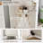 Freestanding Tall Corner Cabinet, Corner Bathroom Storage Cabinet Adjustable Shelf, Display Cabinet-542380974