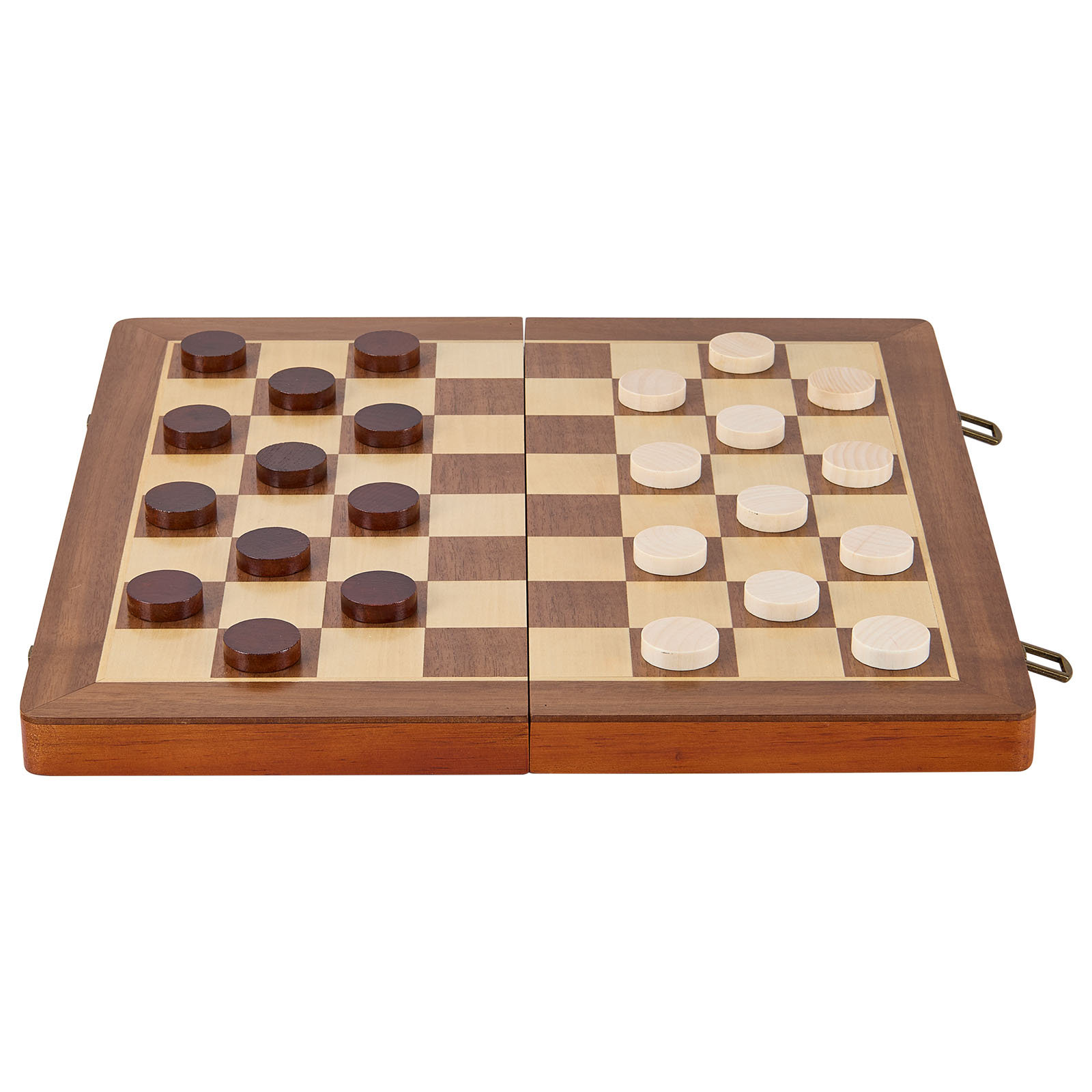 VEVOR 1'' L Manufactured Wood Checkers Game Set | Wayfair