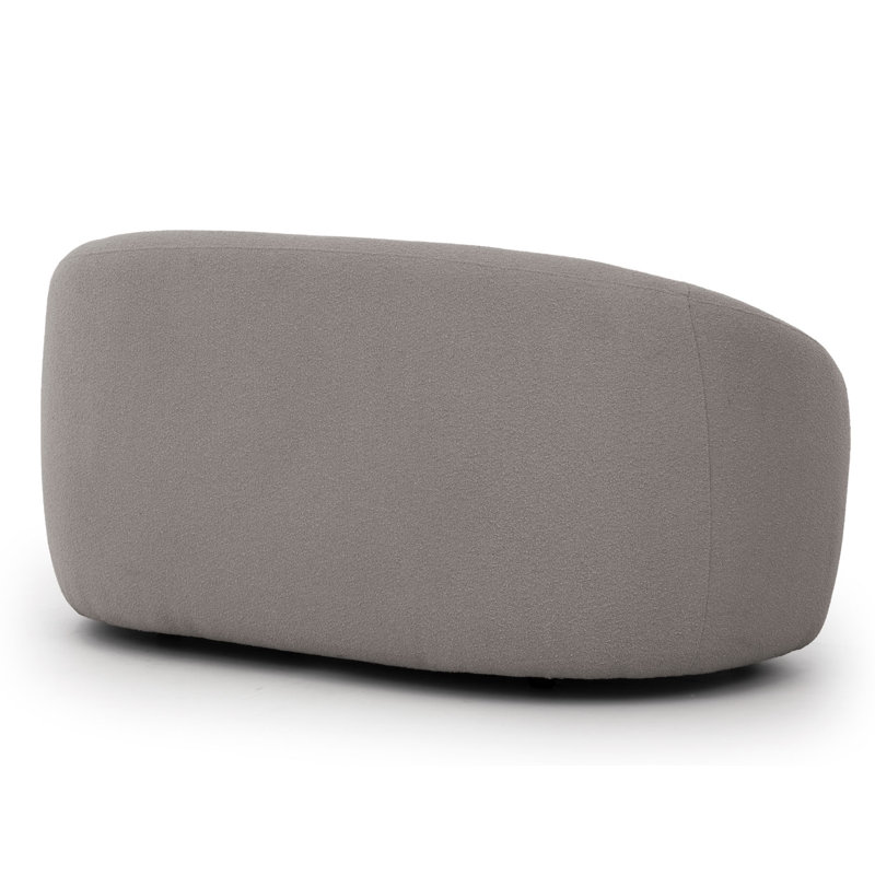 Roundi Boucle Sofa, Grey, 2
