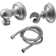Miramar 2.0 GPM Styletherm 0.5" Thermostatic Shower System with Showerhead and Handshower on Hook