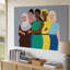 Toile, "Un groupe diversifié de cinq femmes se tient ensemble" avec art mural-955270773
