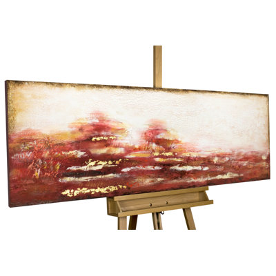 Hand-Painted Canvas Painting Peak Of Embers