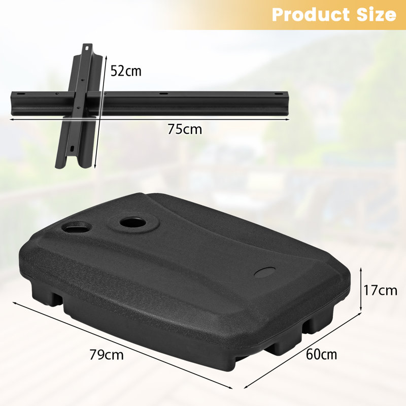 Brynson 6 kg Plastic Umbrella Base