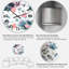 Horloge murale rose-578974175