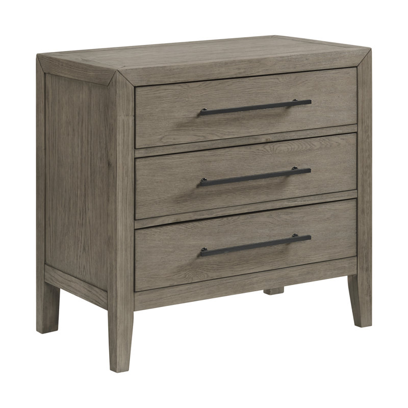 28'' W Nightstand, Gray