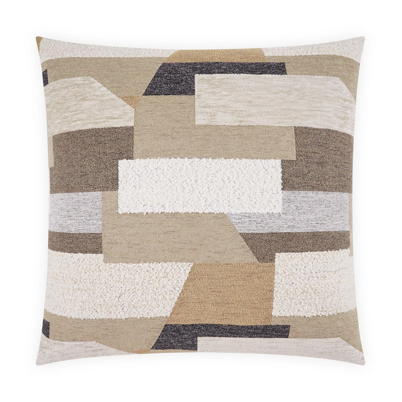 Lesina Square Pillow Cover & Insert, Driftwood, Square 22"