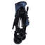 Chariot de chariot pliant convertible 3-en-1 avec banquette et plateau de table pliable monté à l'arrière - Chariot utilitaire robuste de 500 lb, roues tout-terrain d'une capacité de 180 L pour le camping-116829760-116829761