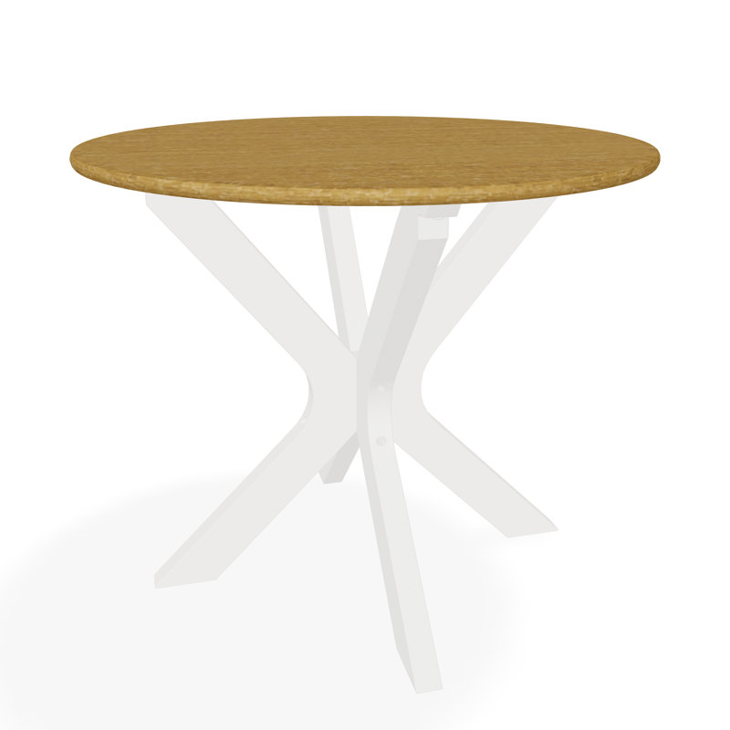 Table de bout d'extérieur 23 po, Naturel / neige