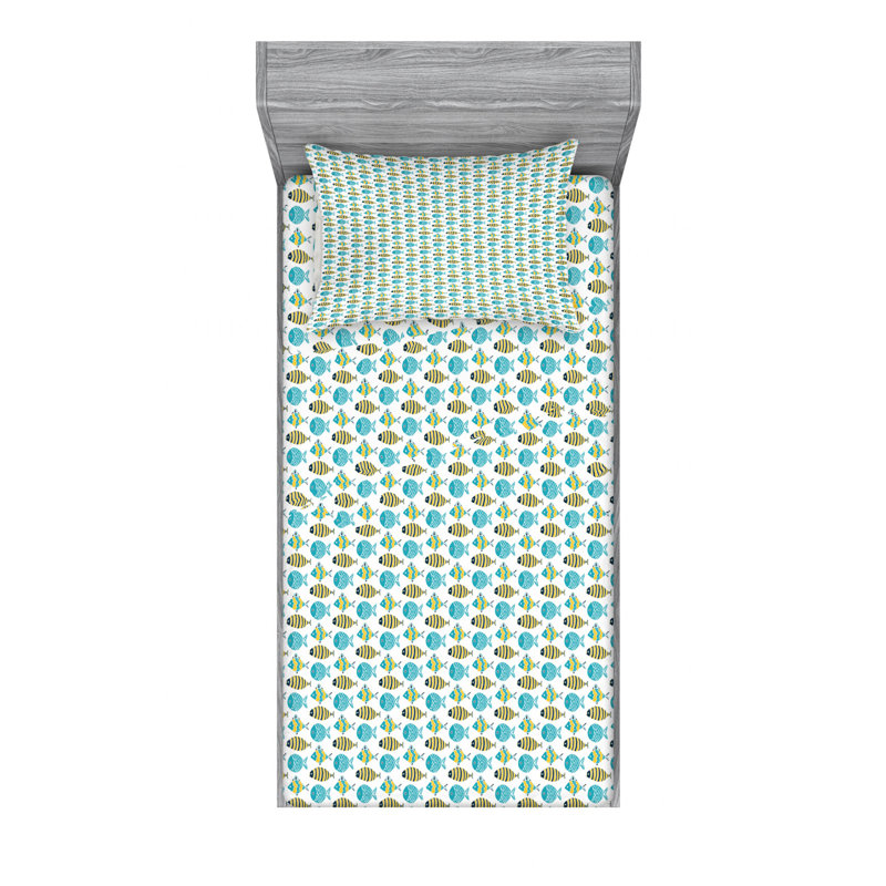 Microfiber Sheet Set, Twin Sheet Set + Fitted Sheet + 1 Pillowcase