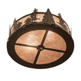 Tall Pines 2 - Light Semi Flush Mount