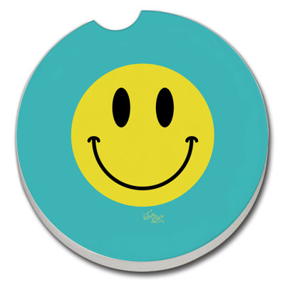 Sous-verre simple pour véhicule Dakota Fields Smile More