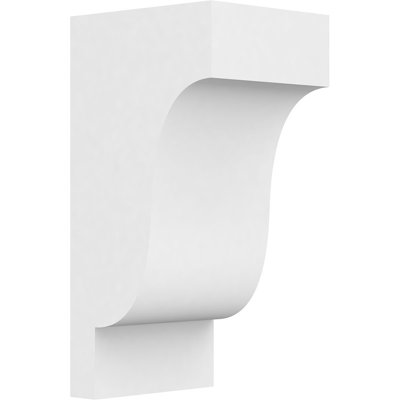 5"W x 6"D x 12"H Standard Newport Signature Urethane Corbel, Primed Tan