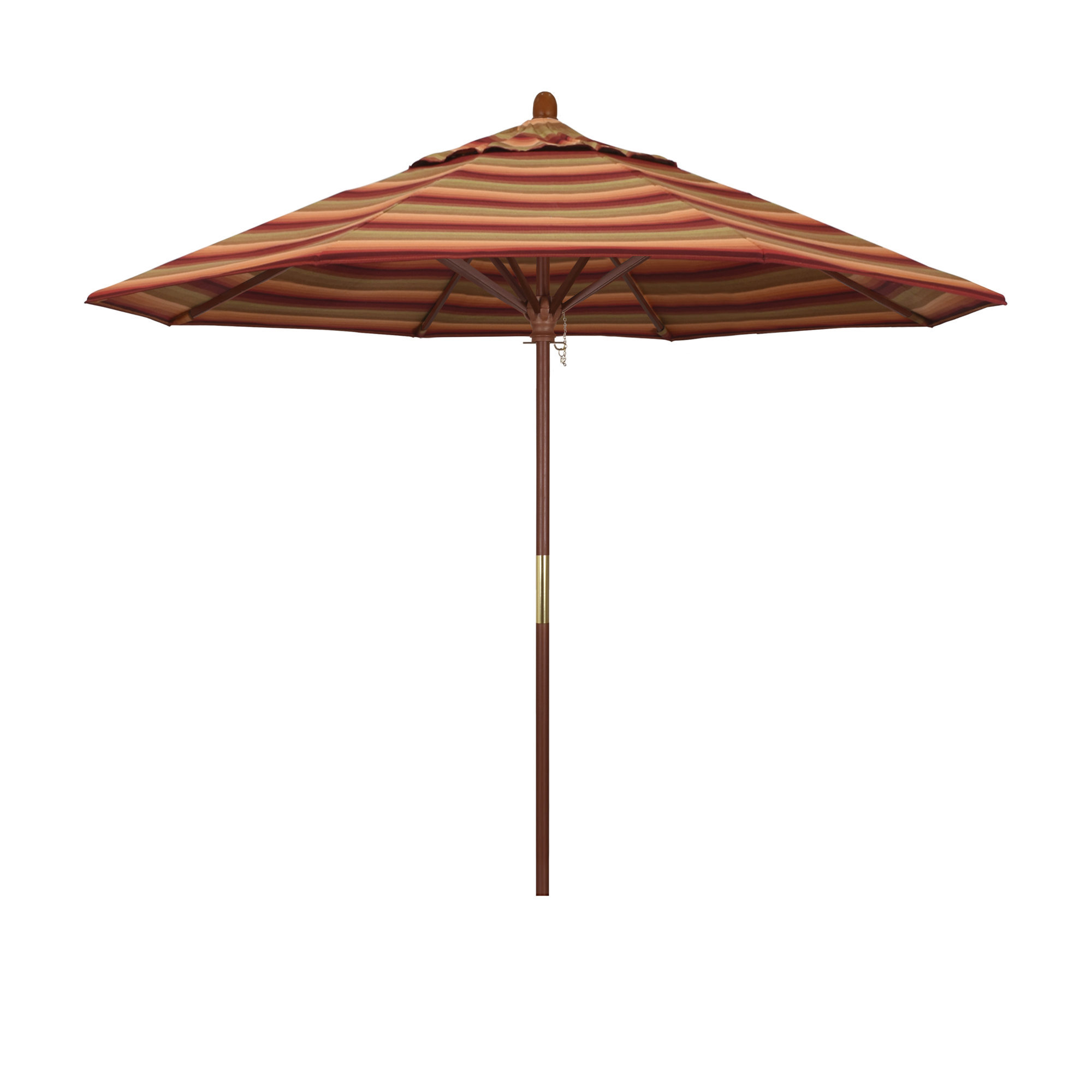 Manford 108'' Sunbrella® Outdoor Umbrella, Astoria Sunset Sunbrella®