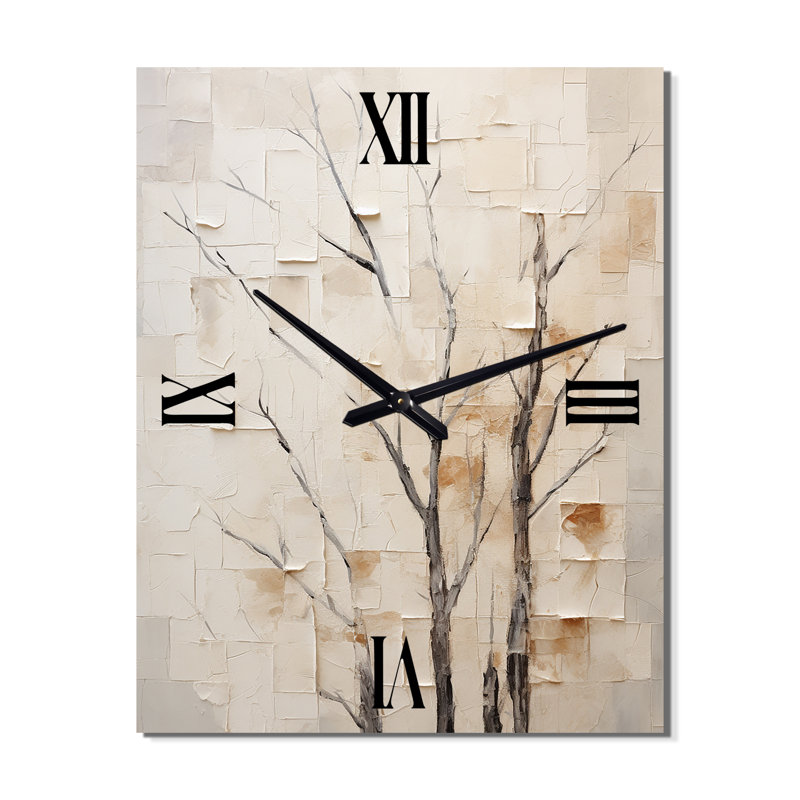 Babbett - Horloge murale arbres, Moyen