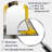 Mustard Yellow And Vivid Gray II - Abstract Asymmetrical Mirror, White Arch Decorative Wall Mirror, Printed Metal Art-1931969818