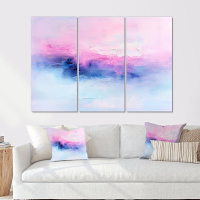 Aurorale, horizon minimal I, ensemble d'art mural