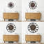 Analydia Metal Wall Clock
