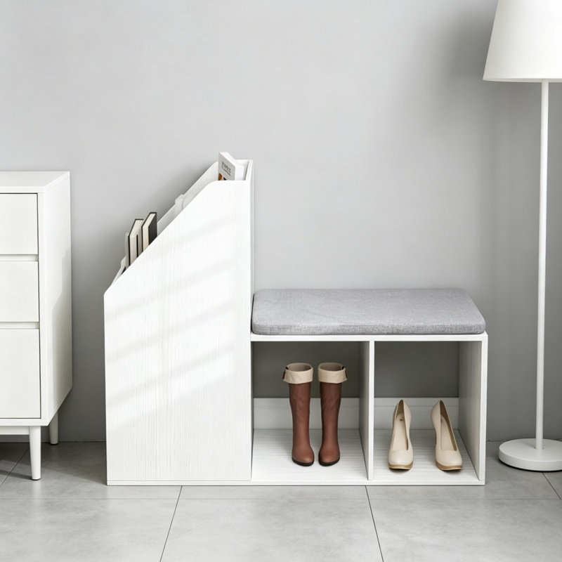 2 Pair Shoe Storage Bench