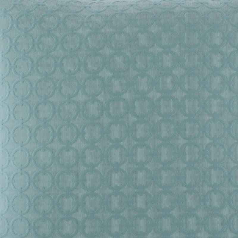 Full Circle Pillow Cover & Insert, Aqua Geometric, Square 20"