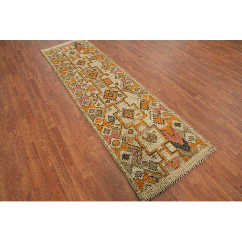 Tapis marocain en laine fait à la main 3 x 9