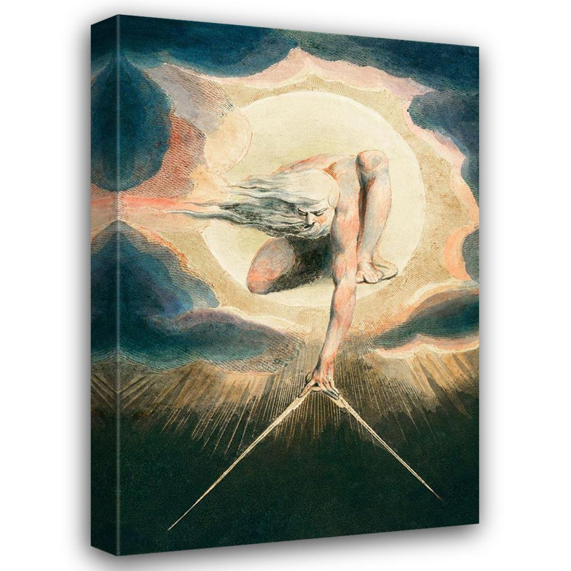 Art Astoria Grand Blake, William, reproduction d'art sur toile tendue: Ancienne des jours, H 18 po x l 13 po