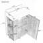 Meuble-lavabo compact en céramique avec structure en panneau de fibres à densité moyenne et protection contre le débordement pour les petits espaces-1595683653