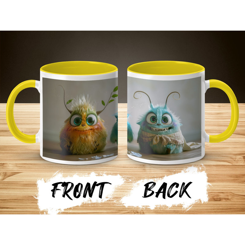 Ceramic Coffee Mug, Yellow