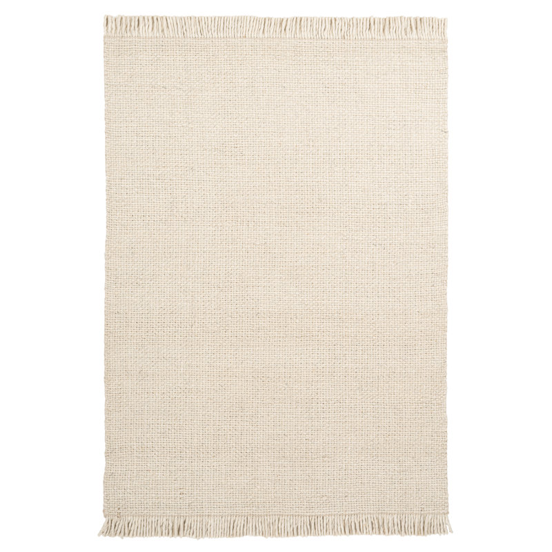 Dendron Solid Colour Hand Woven Area Rug, Rectangle 200 x 290cm