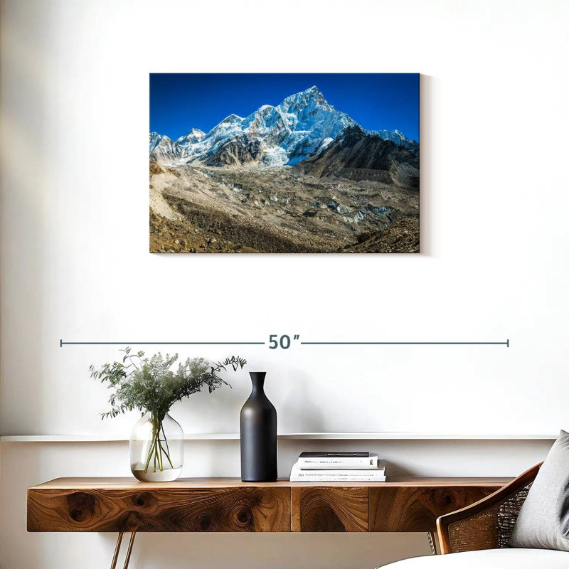 Nuptse Above Khumbu Glacier, 20" H x 30" W
