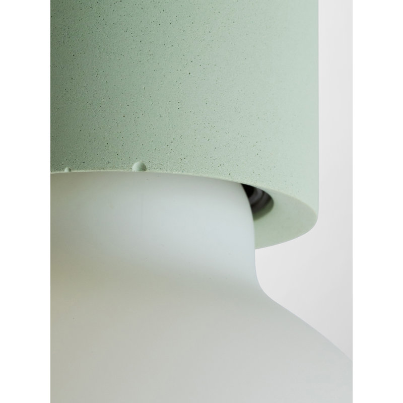 Abriona 1 - Light Bulb Pendant, Mint Green