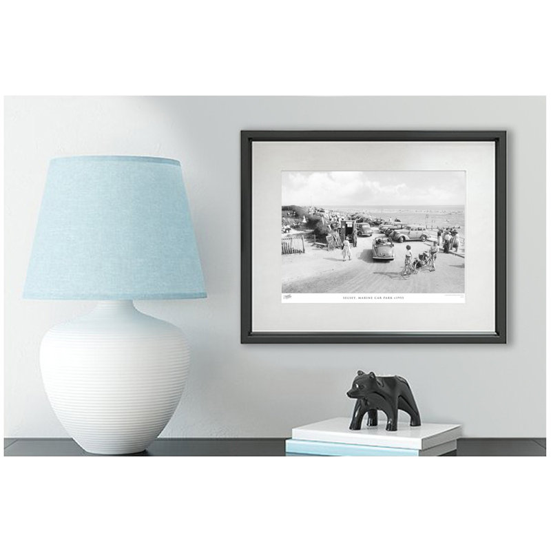 Selsey, Marine Car Park C1955 by Francis Frith - Single Picture Frame Print, 60cm H x 80cm W x 2.3cm D