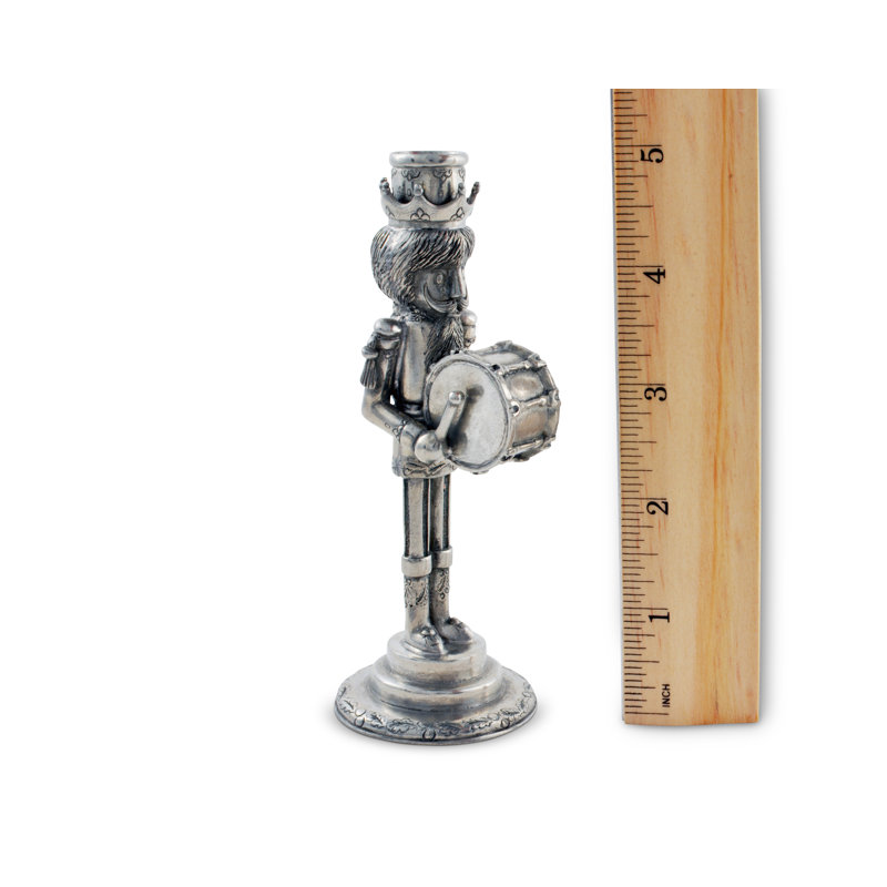 8'' H Pewter Tabletop Candlestick