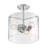 Barines Glass Semi Flush Mount-950276292