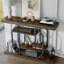 120cm Solid Wood Top Console Table