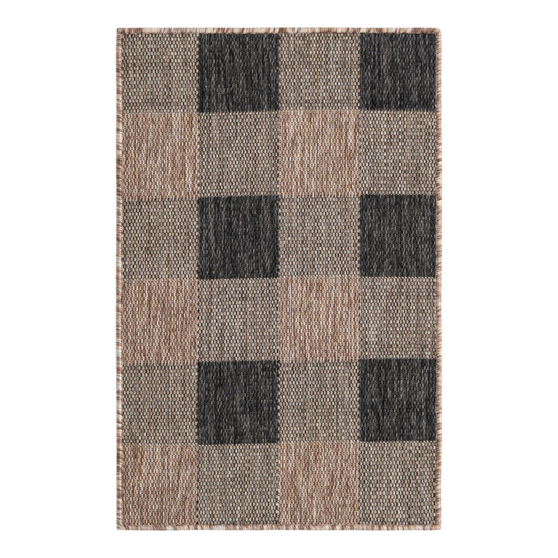 Tapis intérieur / extérieur Talih, Rectangle 2 pi x 3 pi 1 po