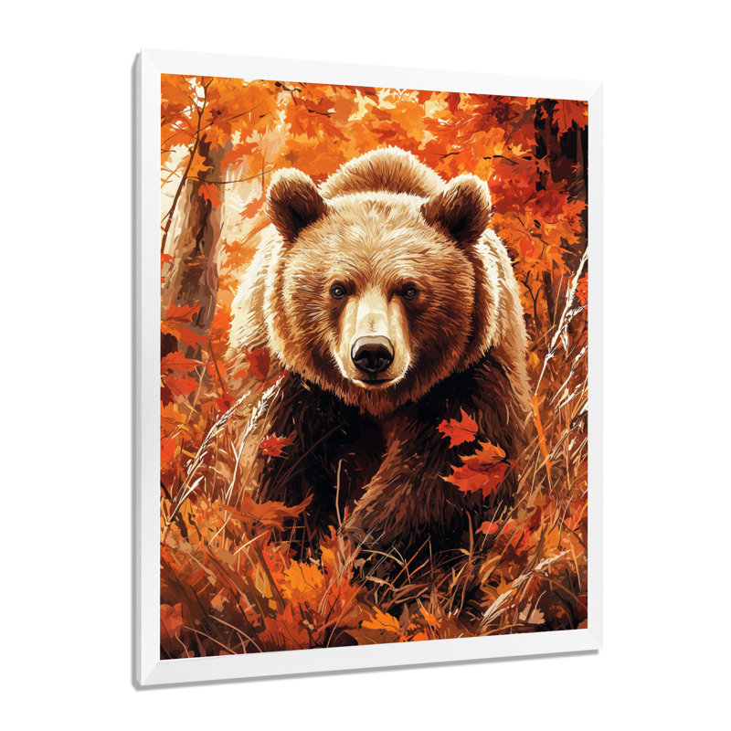Reinbeck - Décoration murale animaux, H 40 po x l 30 po, Reproduction encadrée d'une seule photo, Blanc