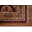 Tapis de couloir brun en laine noué à la main de conception unique 2 pi 3 po x 4 pi 8 po New Age