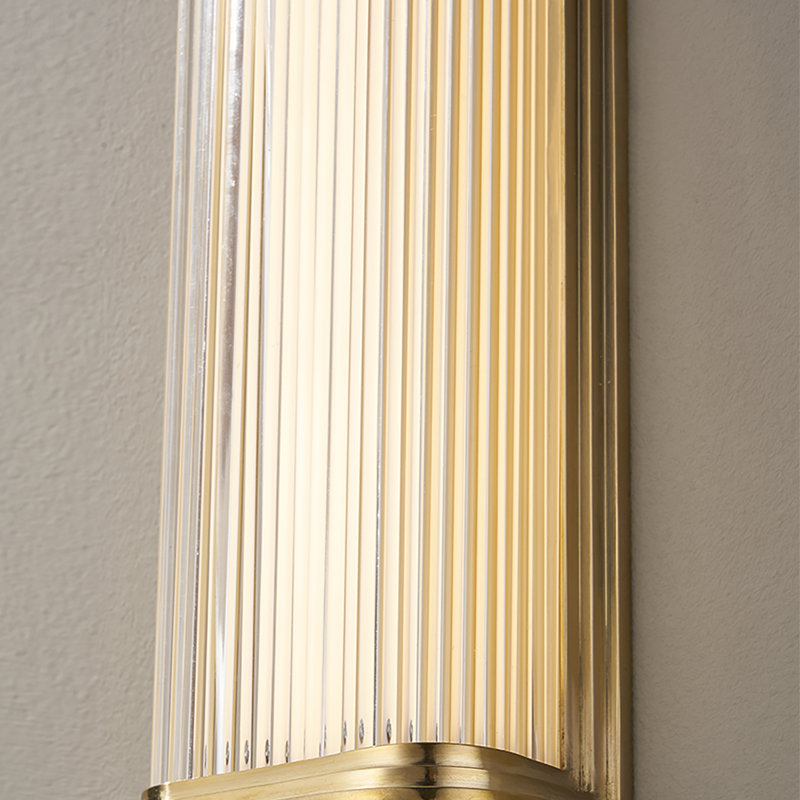 Newburgh 1 Light Bath and Vanity, 17" H x 5.25" W x 5.25" D, Aged Brass
