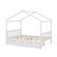 Lit plateforme double pleine grandeur avec 2 tiroirs, tête et pied de lit, toit-1664031742