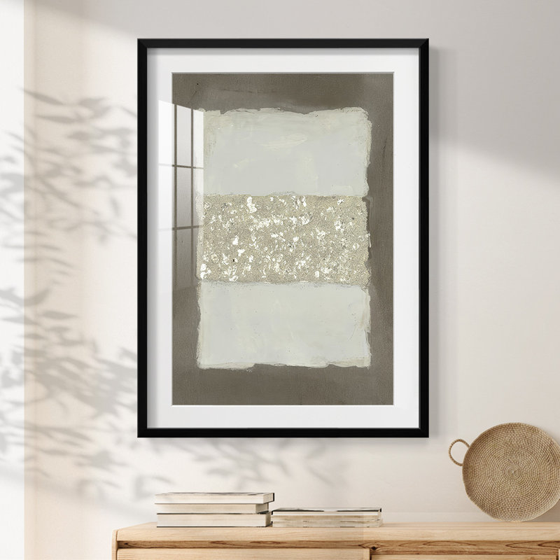 Printed Compaction II - Impression encadrée, H 25,5 po x l 17,5 po, Noir