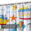 Rideau de douche imperméable avec 12 crochets SailorTots-1875933332