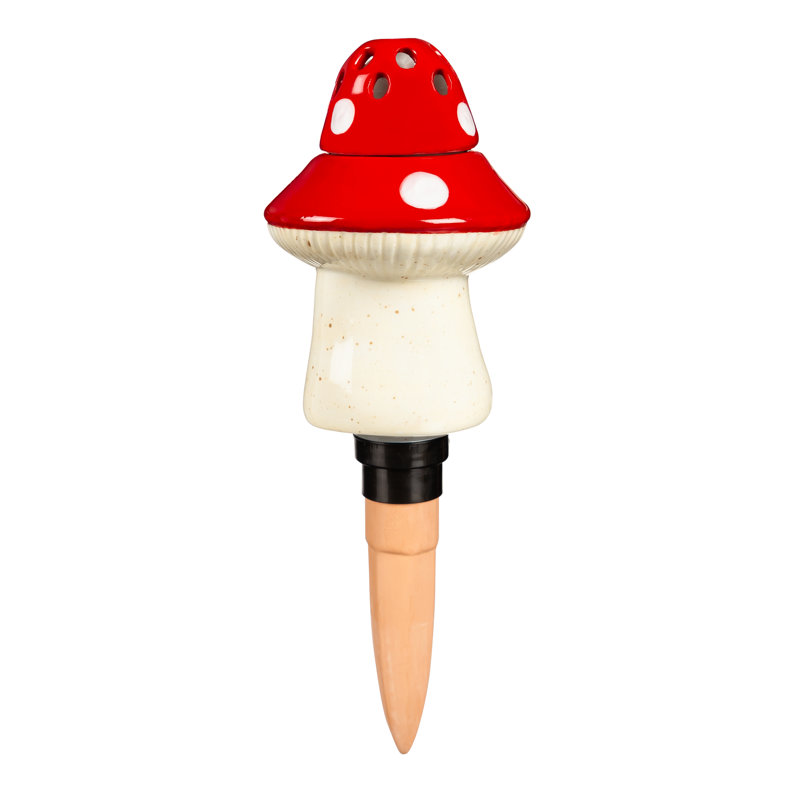 Ensemble-cadeau tout-en-un mouche en céramique / champignon gnat avec arrosage globe, champignon