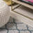 Arabesque Ogee Trellis Gray/Teal Indoor/Outdoor Rug-1754723325