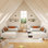 Lit de jour simple d'angle rembourré en tissu doux avec tiroirs de rangement - Tête de lit allongée, rails de lit et garde-corps