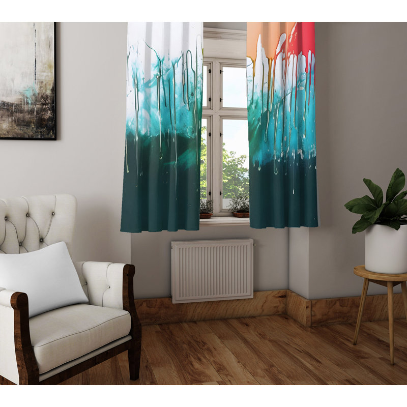 Rideau en polyester Danila, L 20 po x L 52 po