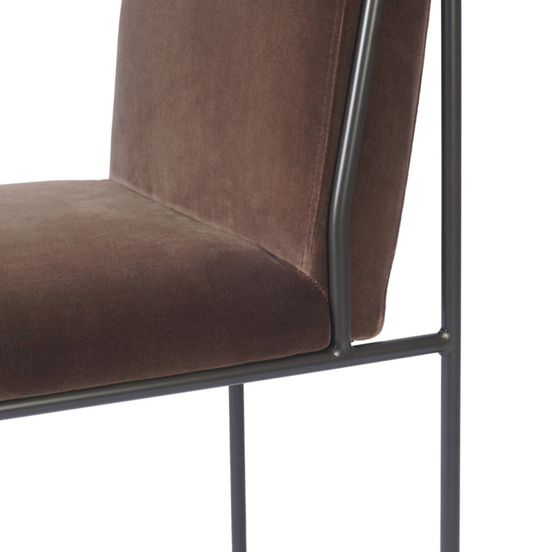 Decker Upholstered Dining Chair, Surrey Mink