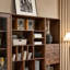 Light luxury solid wood bookcase