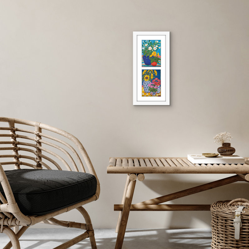 7X16 Collage Picture Frame - Fits Two 5X7 Photos Or One 7X16 Picture, White