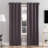 Tyrell Tonal Texture Draft Shield Fleece Insulated 100% Blackout Grommet Curtain Panel-60427374-55233307
